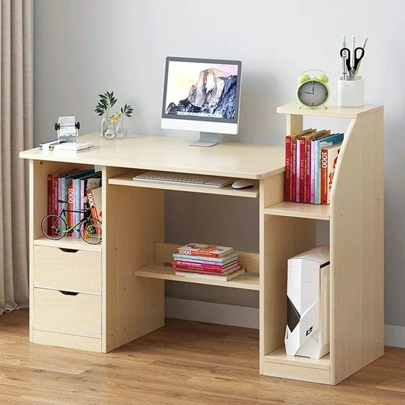 Polcos íróasztal 117x40x92cm barna FUR-1604-Brown