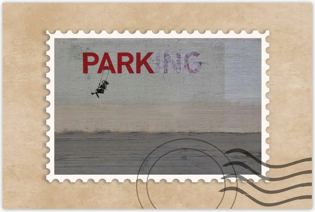 Poszterek 120x80 Banksy Parking