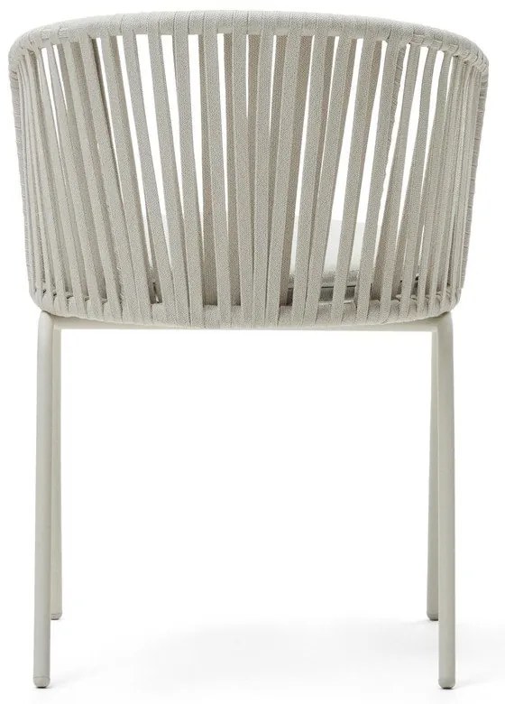 Fehér fém kerti szék Saconca – Kave Home