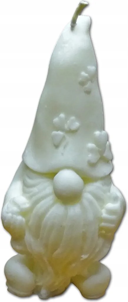 Kézzel készített illatos szójagyertya manó, karácsony,