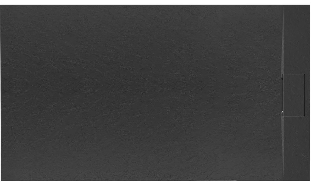 Zuhanytálca Bazalt Black 80x120