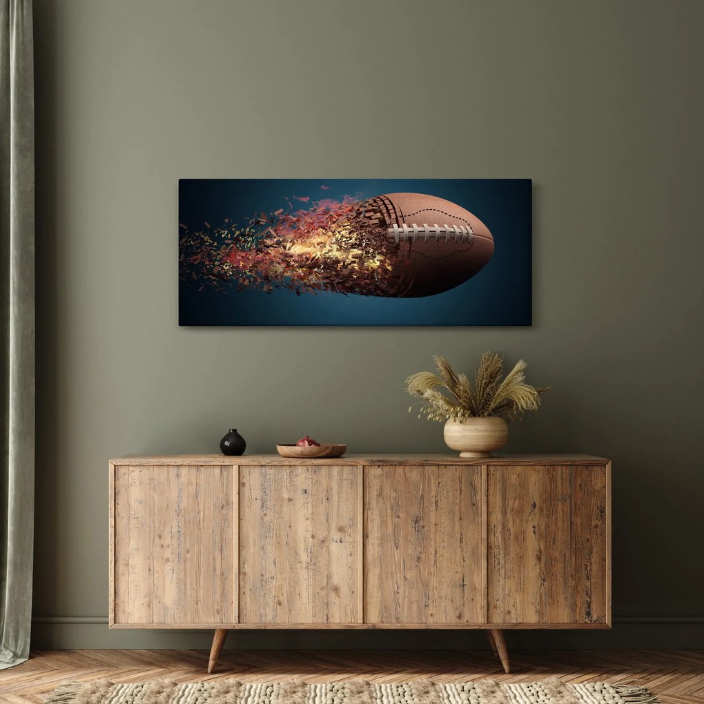 Kép - Rögbi labda akcióban (120x50 cm)
