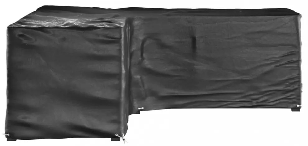 2 db L-alakú kerti bútorhuzat 16 fűzőlyukkal 285x285x90 cm