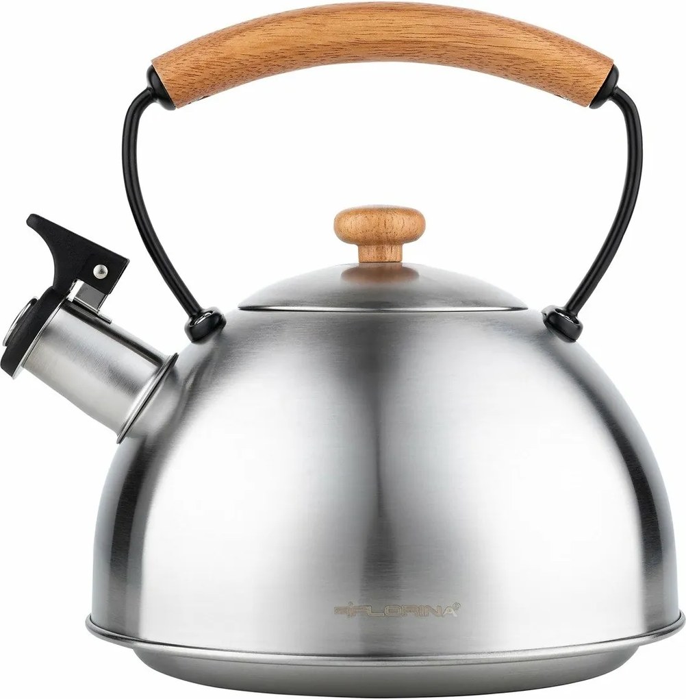 Florina Natura Line rozsdamentes acél vízforraló kanna