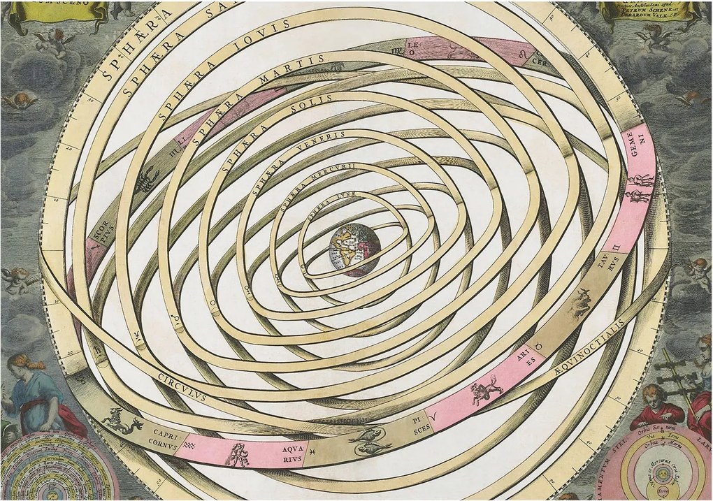 Fali fotótapéta Étkezőbe Kozmikus spirál 312x219 Ragasztó
