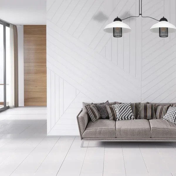 Csillár zsinóron BJORN 2xE27/60W/230V