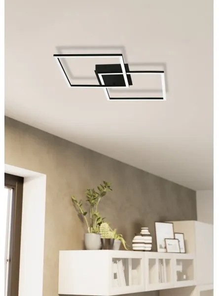 Eglo 75553 - LED Dimmelhető felületre szerelhető csillár PALMAVES LED/28W/230V 3000-6500K+távirányító