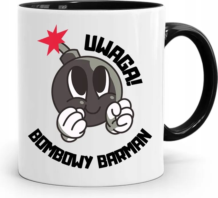 Bögre Ajándék Csaposnak Figyelem Bomba Csapos Nyomtatott Fényképpel