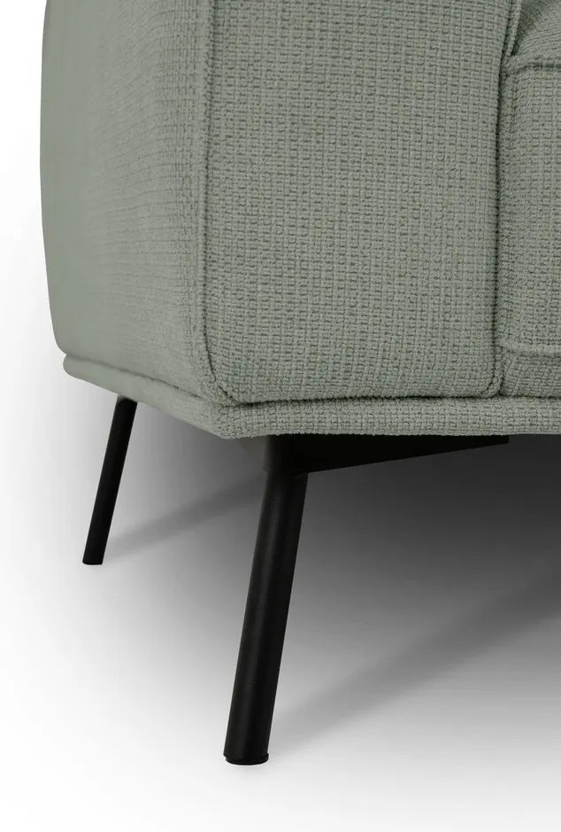 Zöld zsenília sarokkanapé (jobb oldali-L alakú) Amsterdam – Scandic