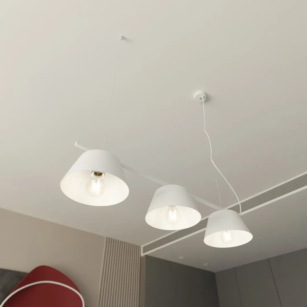 Emibig modern függeszték gelato fehér emi1338/3