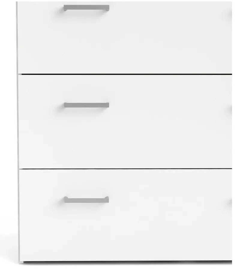 Fehér magas komód 74x115 cm Space – Tvilum