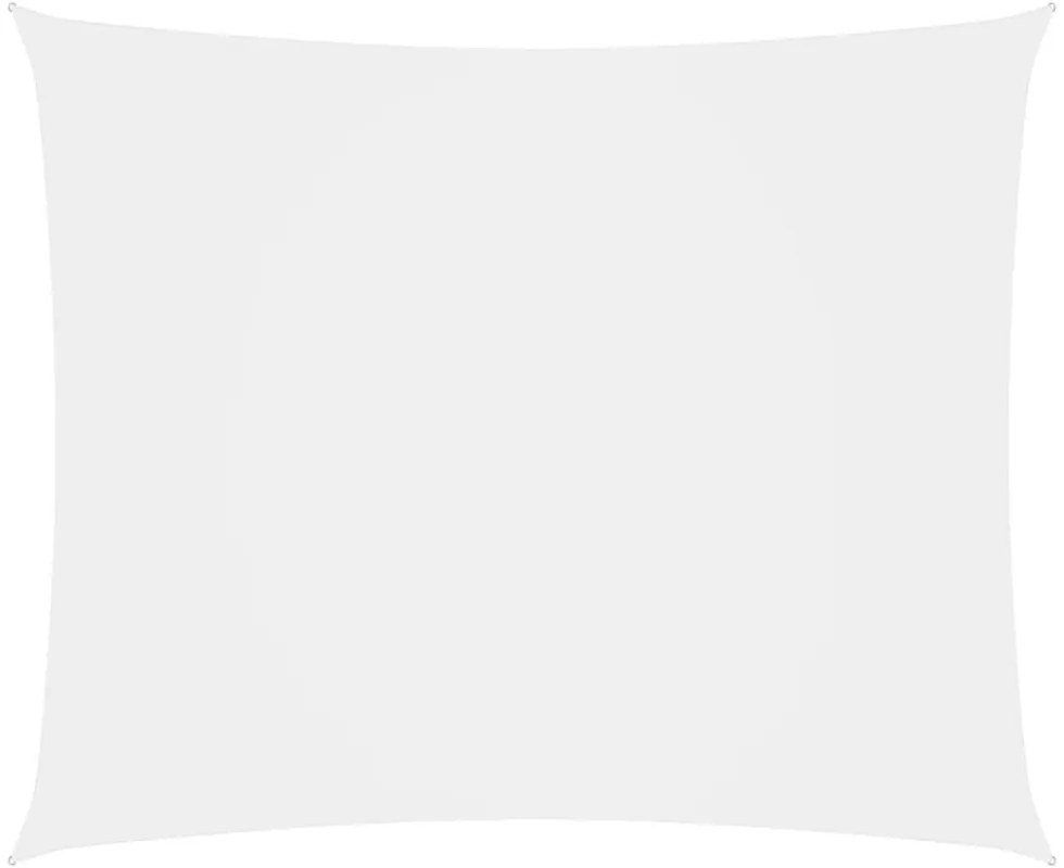 fehér téglalap alakú oxford-szövet napvitorla 6 x 8 m