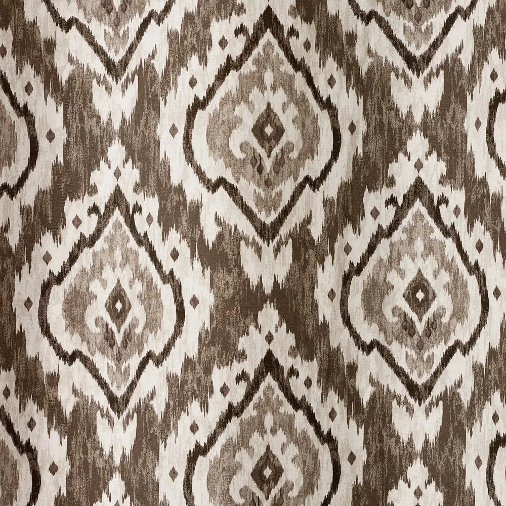 Barna függöny szett 2 db-os 117x229 cm Suri Geo – Pineapple Elephant