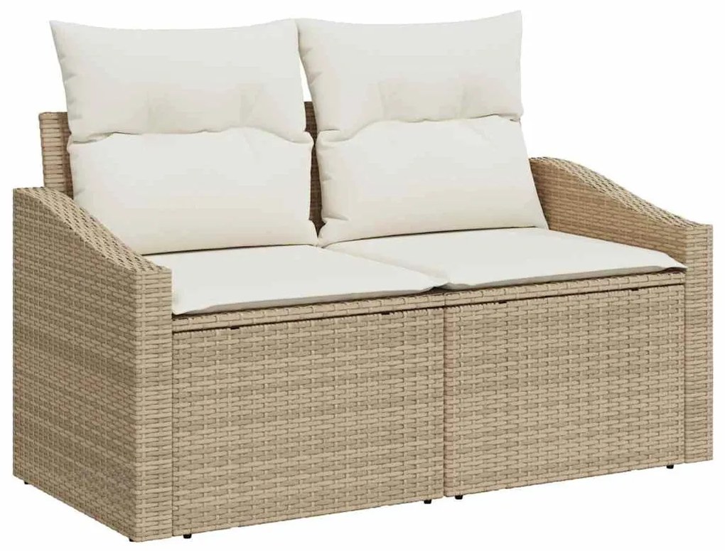 Kerti Kanapé Szett párnával Beige és krém 55 x 55 x 37 cm
