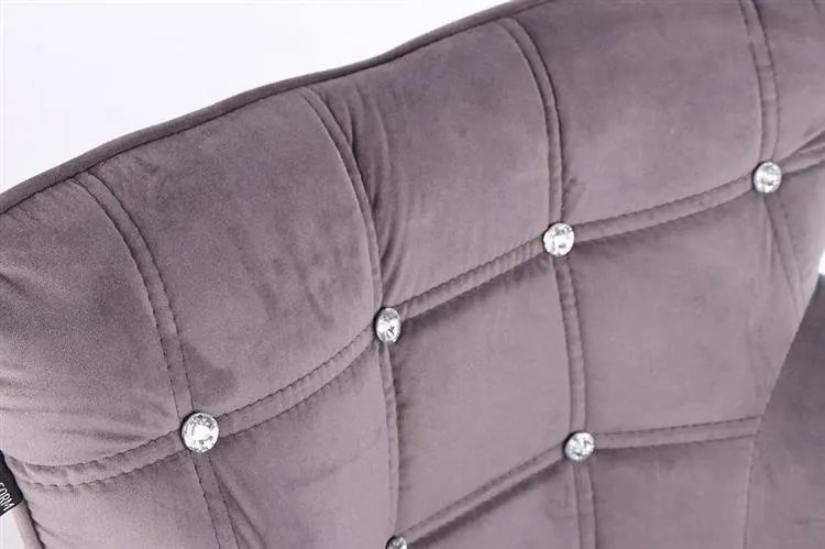 HR804CN Grafit modern velúr szék