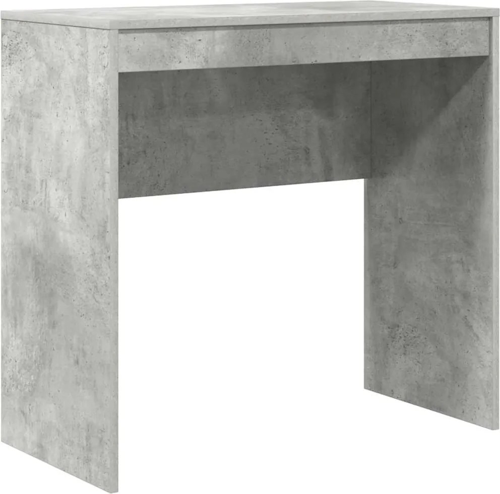 vidaXL Asztal Beton Szürke 80 x 40 x 76 cm