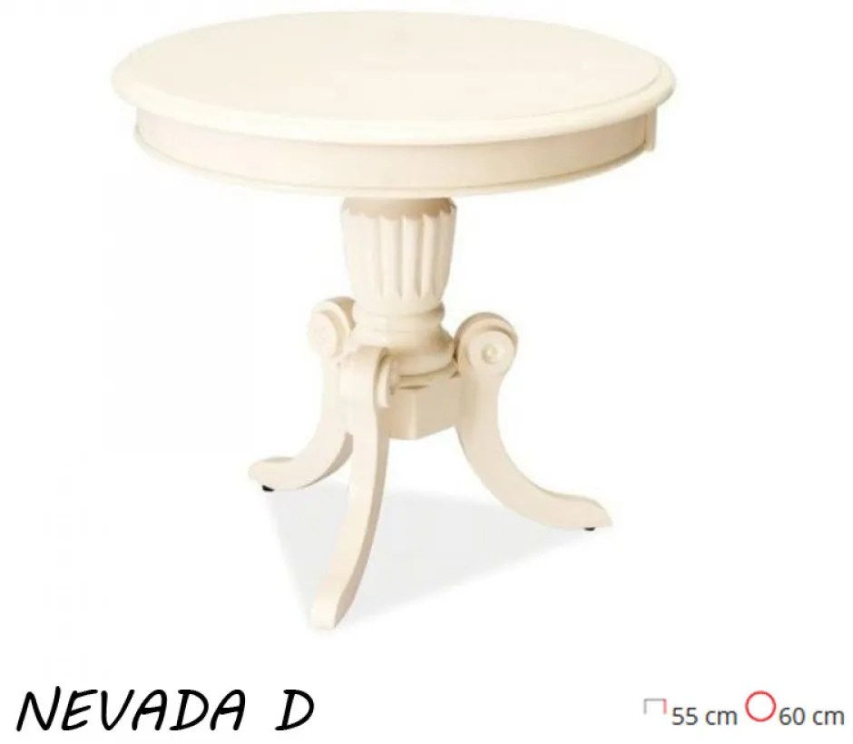 Nevada D Dohányzóasztal Fehér