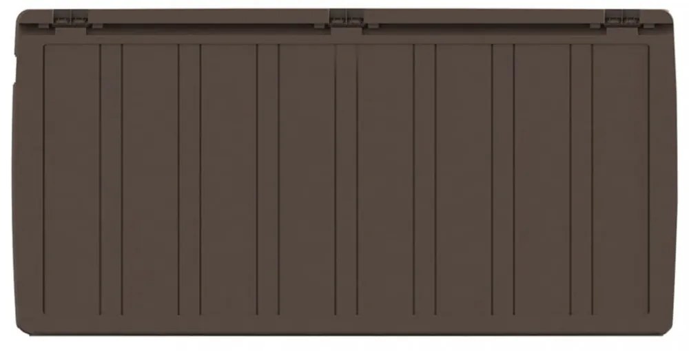 barna párnatároló láda 117 x 45,5 x 57,5 cm 270 L