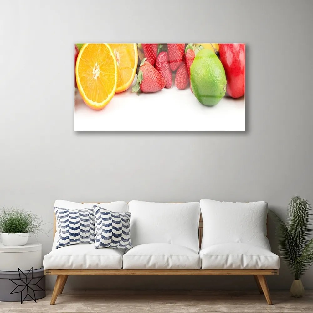 Üvegkép gyümölcs konyha 125x50 cm