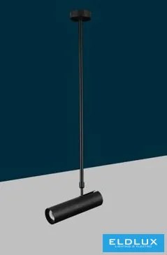 UNIVERSO Spot lámpatest 1xGU10 Max.35w IP20 D60x220mm állítható:830-1170mm Fekete