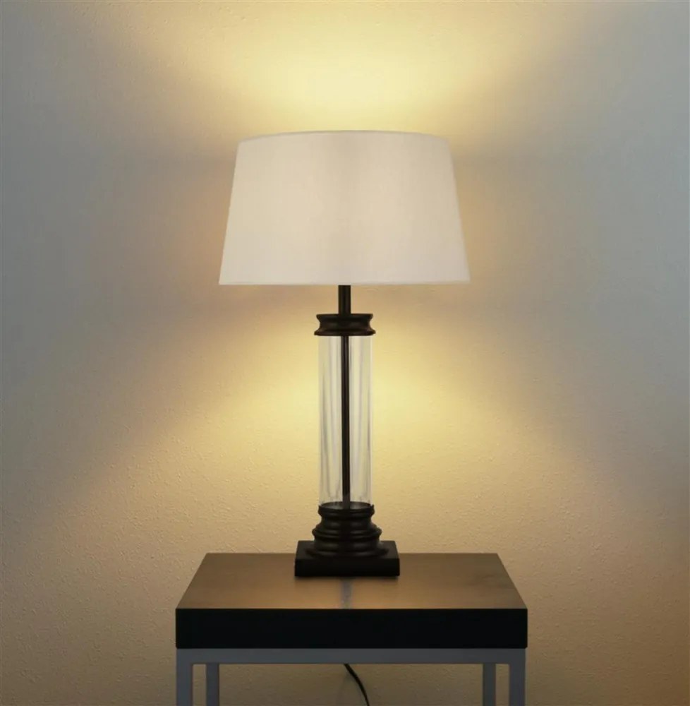 Asztali Lámpa Fekete PEDESTAL SEARCHLIGHT EU5141BK