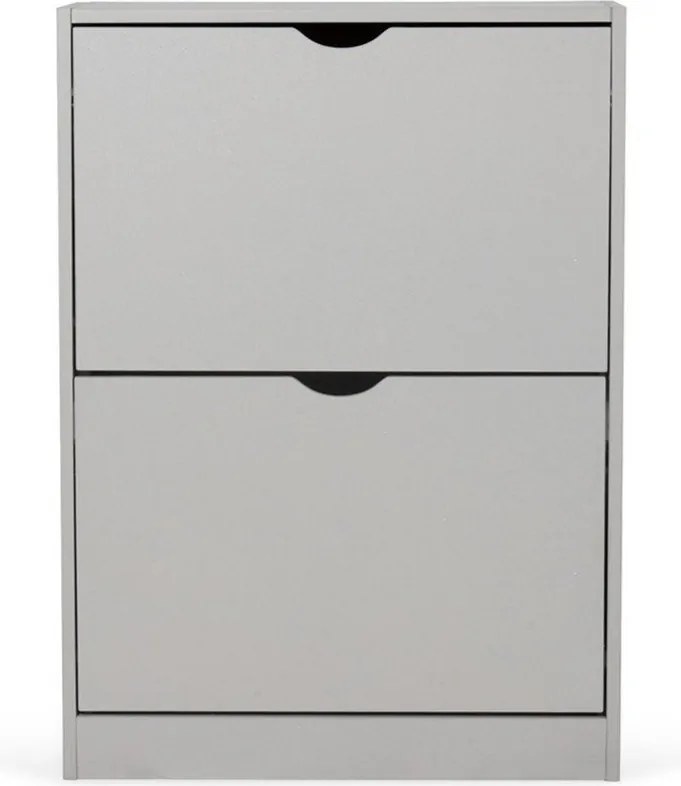 Szürke billenő ajtós cipőtartó 60x82x24 cm Stelo – Bonami Essentials