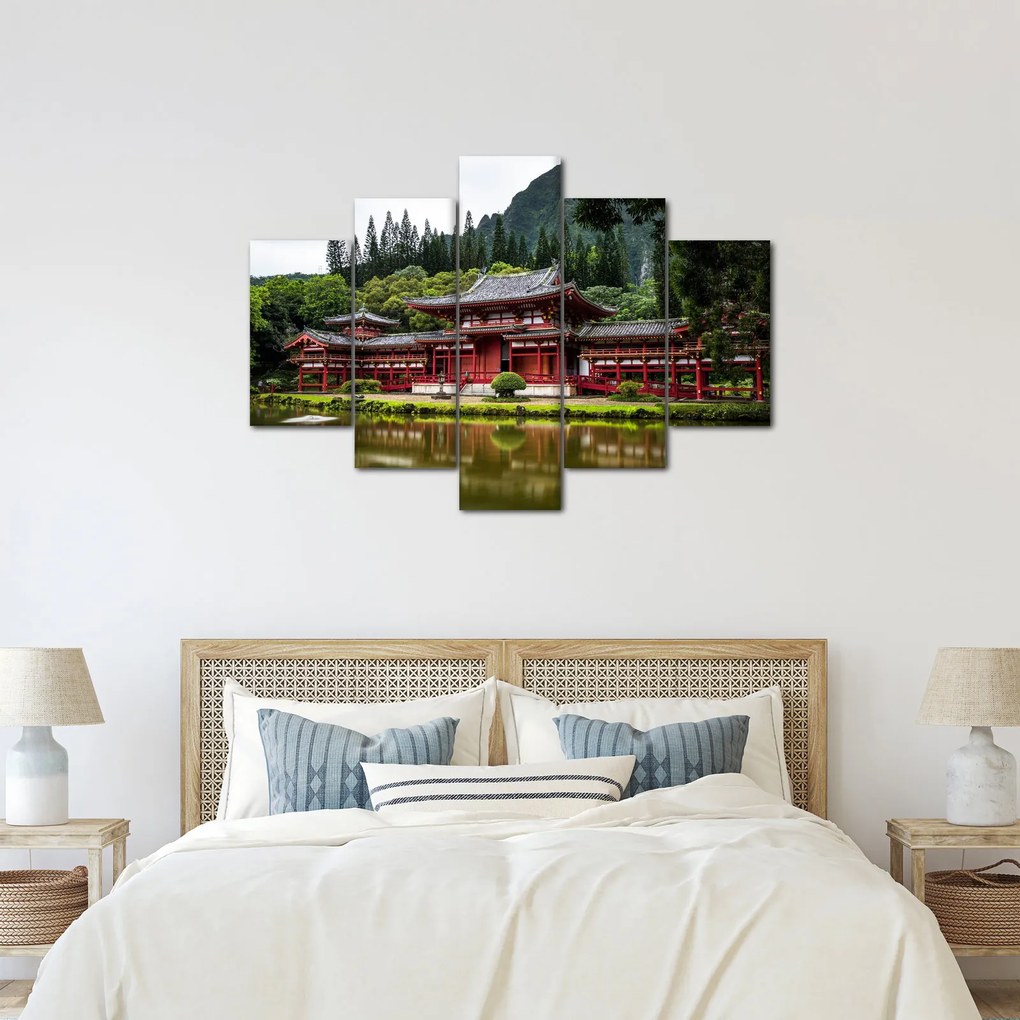 Kép - kínai építészet (150x105 cm)
