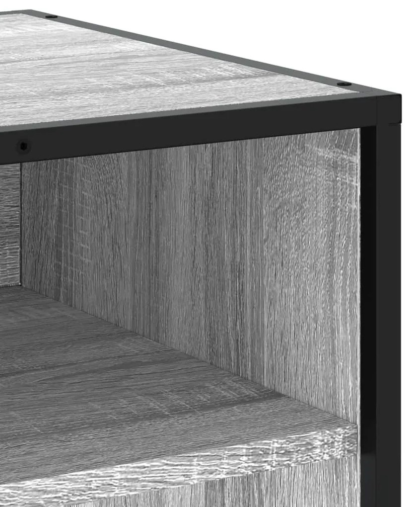 szürke sonoma színű szerelt fa TV-szekrény 180 x 40 x 46 cm