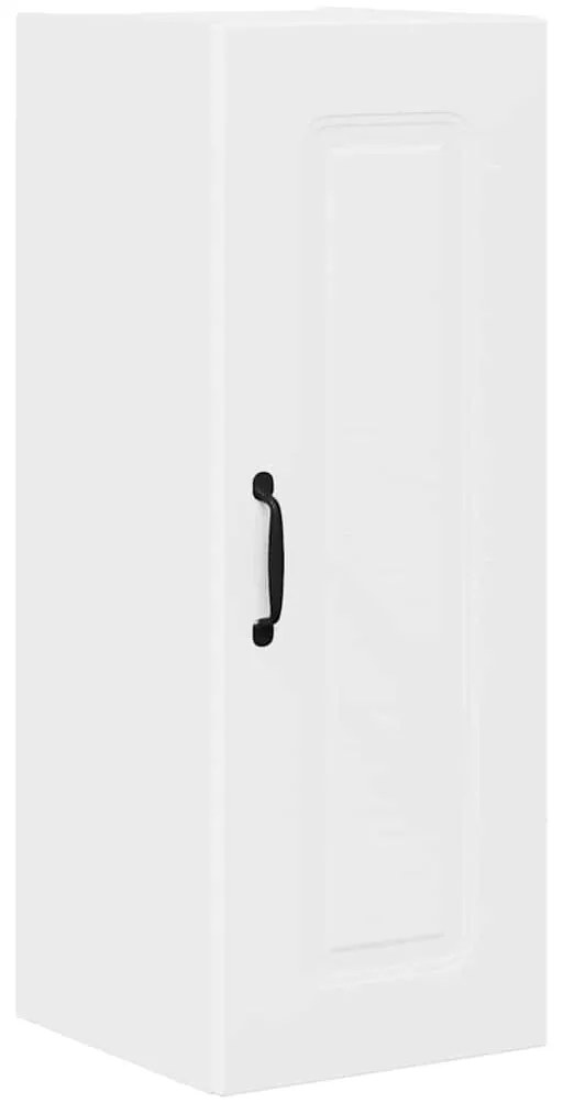 Fali konyhaszekrény ajtóval 2 pcs Fehér 30 x 31 x 80 cm Faanyag