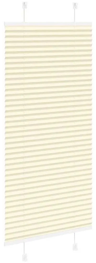 pliszírozott redőny krém 60x100 cm szövetszélesség 59,4 cm