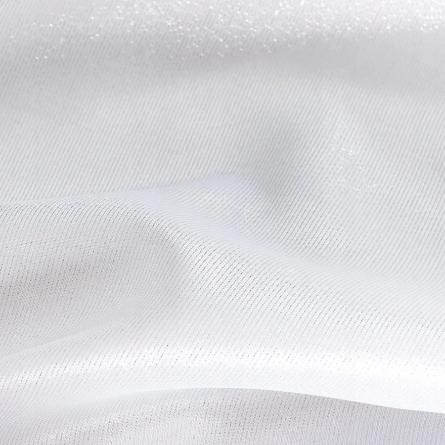 Mg Emma asztalterítő szövet fehér lurex 4768 széles 160cm 0,5m