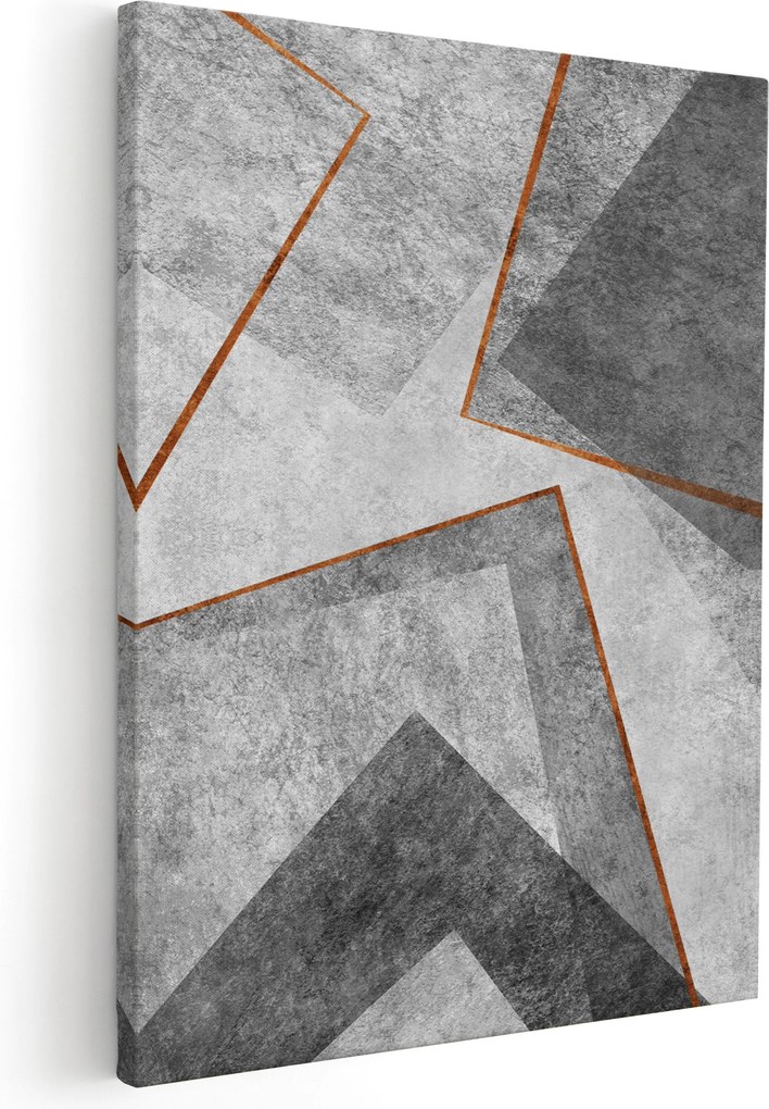 Geometrikus Kép Vászonképek Fali Dekoráció Triptichonok több minta