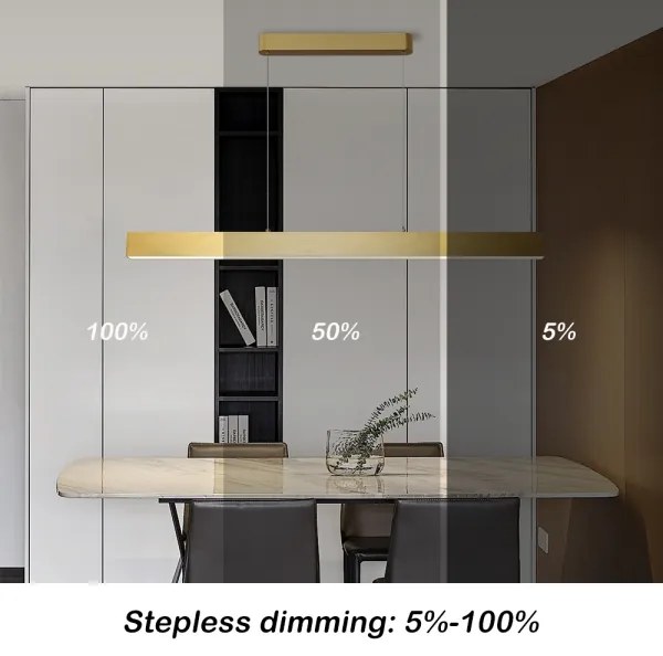 Brilagi - SLEEKLINE SMART LED 40W 230V Wi-Fi Tuya arany csillár+DO