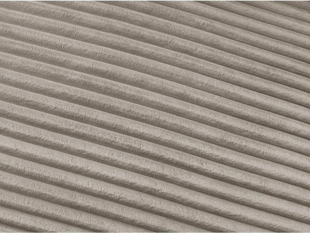 Szürkésbarna kordbársony kanapé mindennapos alvásra-kinyitható 220 cm Hugo – Bobochic Paris