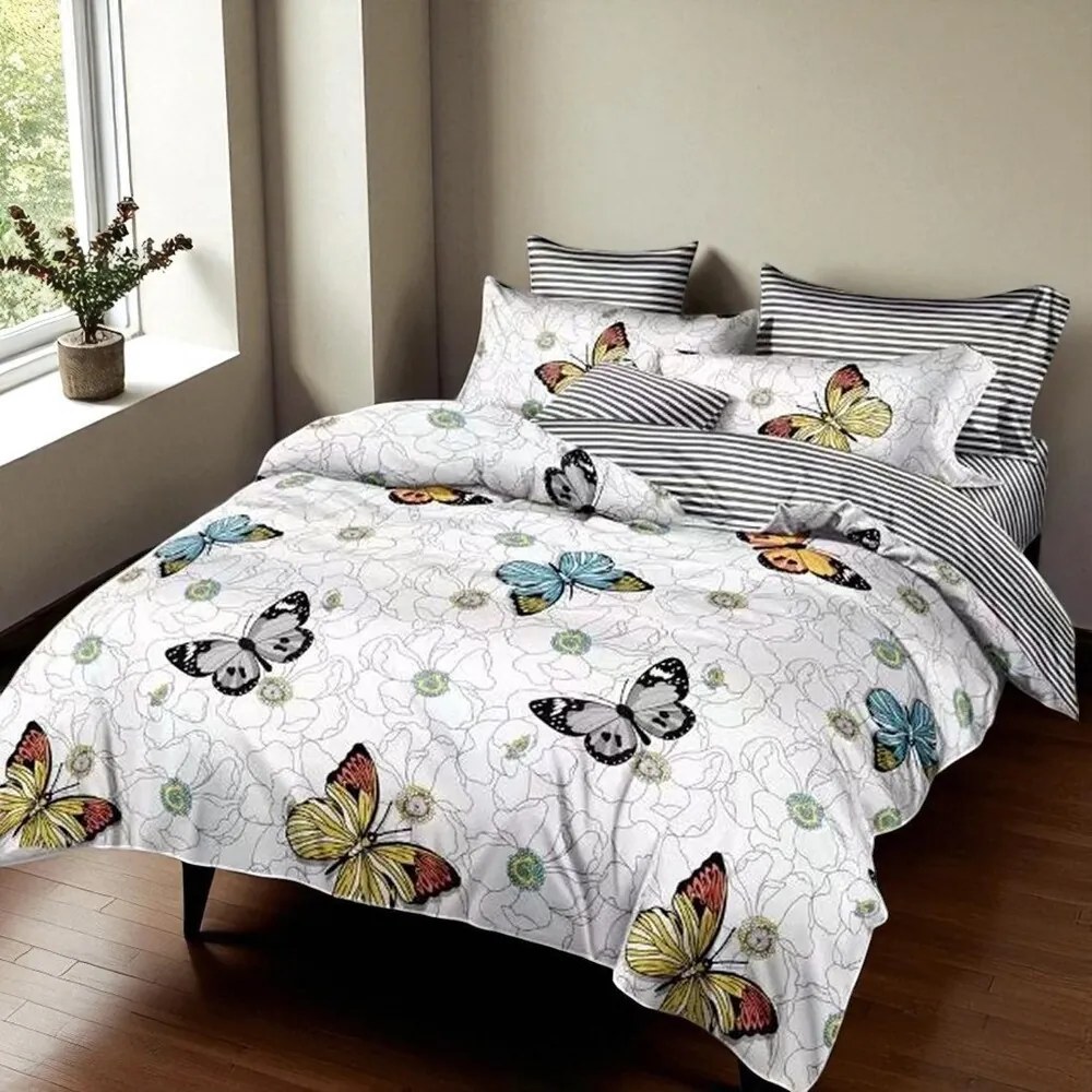 Ágynemű OPRAH HAPPY BUTTERFLIES 7 részes 140X200 cm