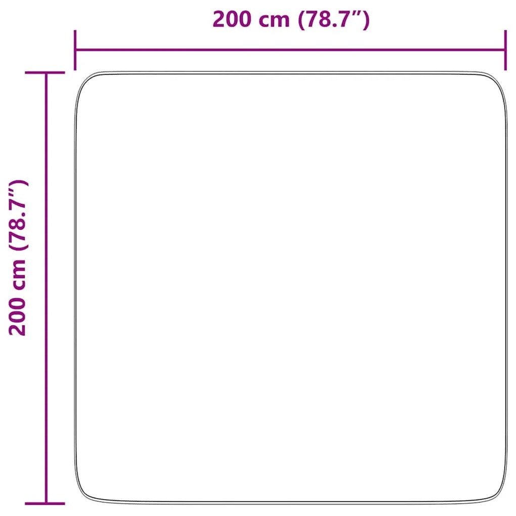 krém poliészter hosszú szálú NAVARRA bozontos szőnyeg 200x200cm