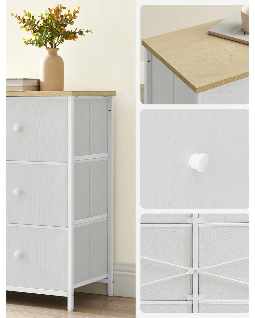 E1032 WT komód, 80 cm, L