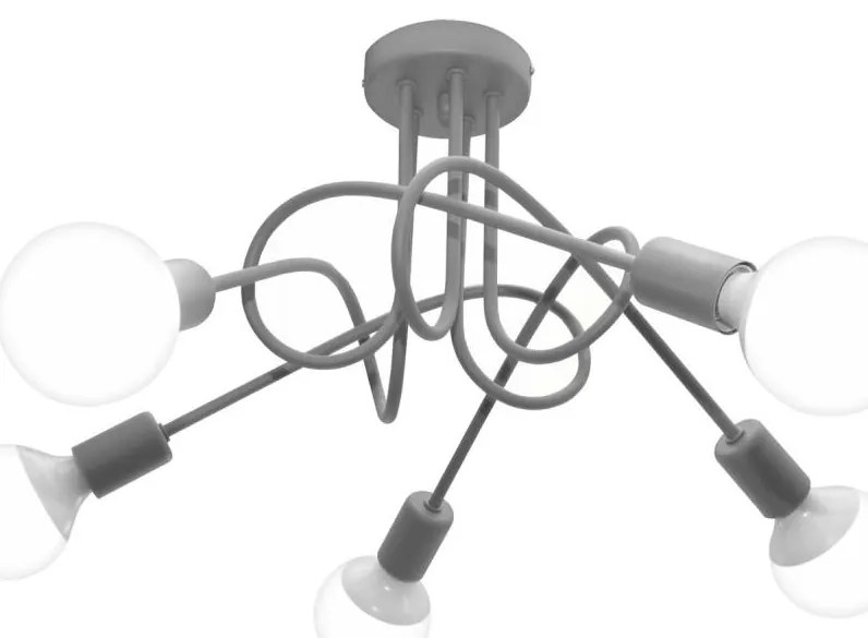 Gyerek mennyezeti lámpa OXFORD 5xE27/15W/230V