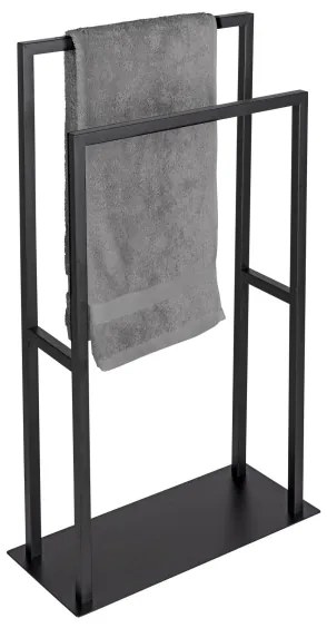 WENKO 26056100 - Törölközőállvány RIVALTA 46x80 cm rozsdamentes acél/fekete