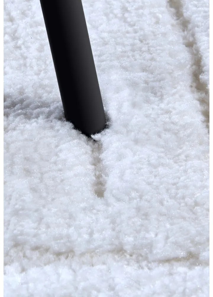 Fehér kerek szőnyeg ø 200 cm Panglao New York White – Elle Decoration