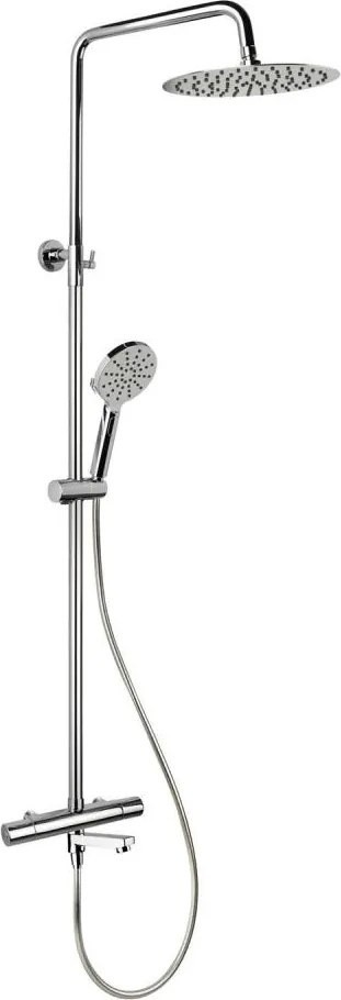 DRAGOR termosztátos zuhanyszett, fényes króm