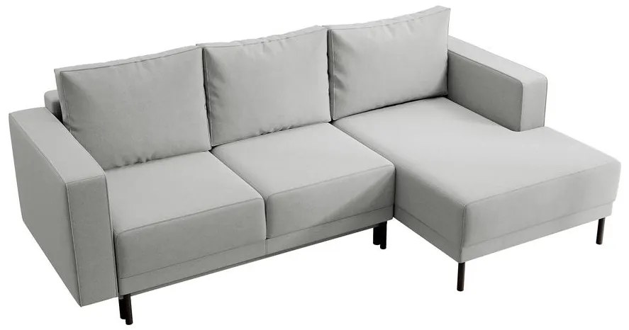 Sarokkanapé Rodriguez mini (J) (szürke + fekete) . 1099545