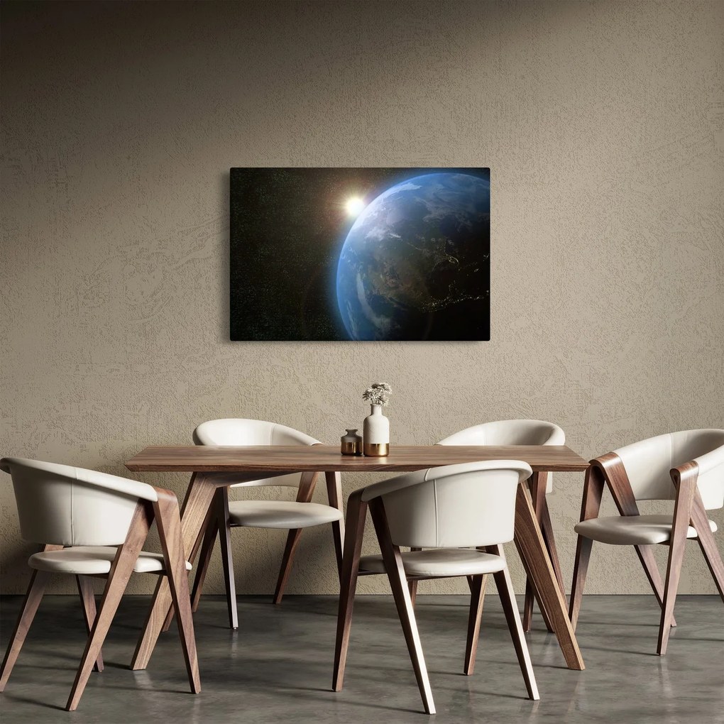 A táj képe az űrből (90x60 cm)