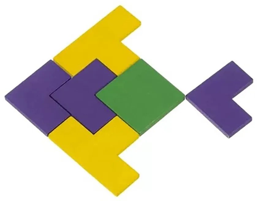 Fából készült kirakó – oktató puzzle gyerekeknek