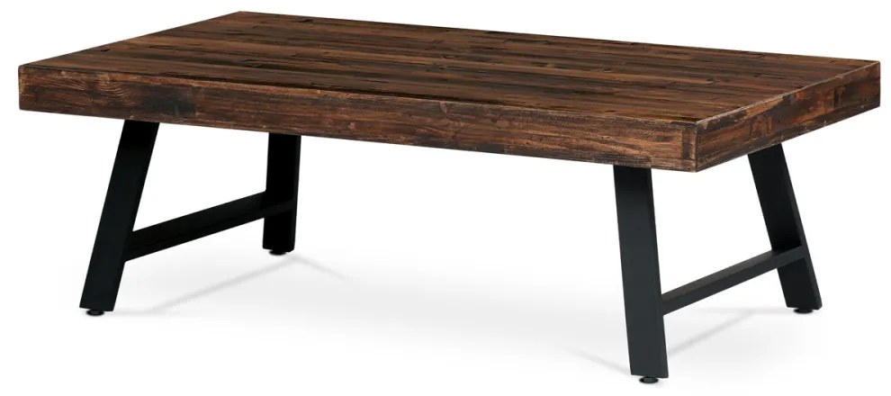 Masă de cafea din pin. Dimensiuni: 130x70 cm.