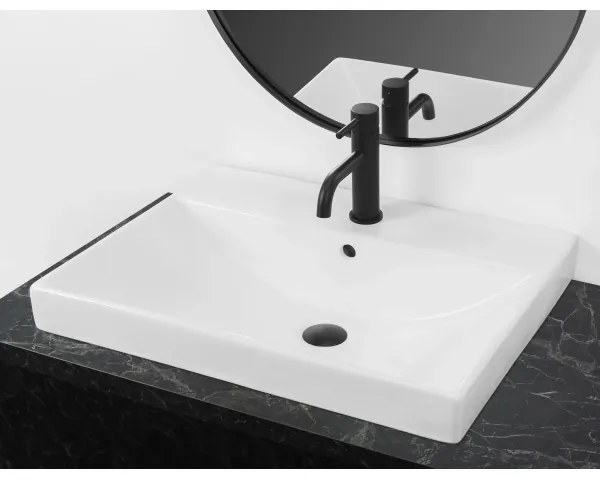 REA-U3326 - Beépíthető mosdó MANDY 46x60 cm kerámia/fényes fehér