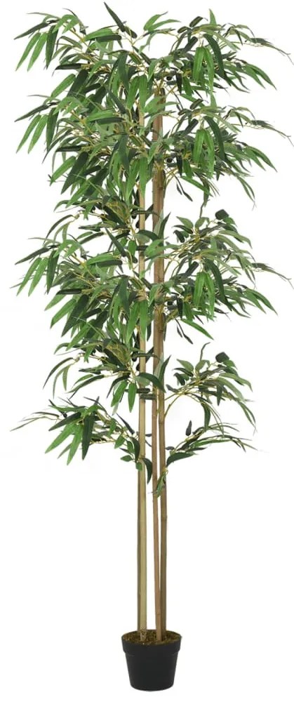 zöld mű bambusz fa 1216 levéllel 180 cm