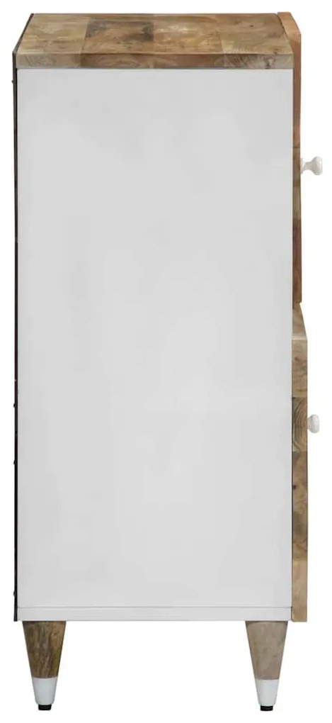tömör mangófa tálalószekrény 80x33,5x75 cm