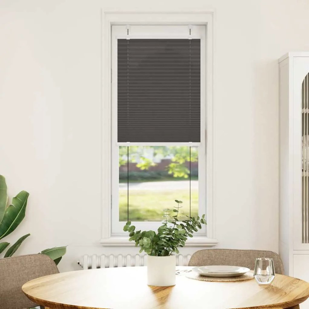 pliszírozott redőny fekete 40x150 cm szövetszélesség 39,4 cm
