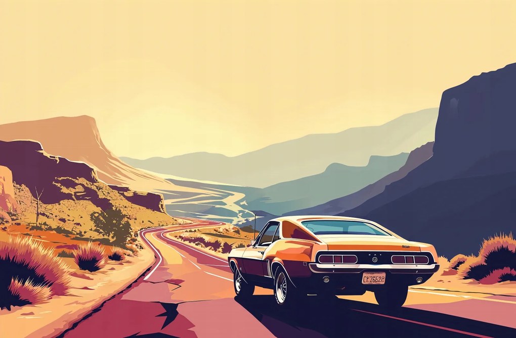 Poszter 91,5x60cm A lenyugvó nap útja